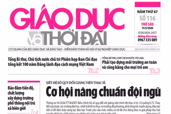 Tin tức báo in 15/5: Bảo đảm tiến độ xây dựng trường PTNT xã biên giới