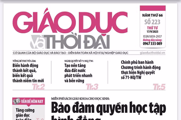 Tin tức báo in 17/9: Chương trình hành động thực hiện Nghị quyết số 71-NQ/TW