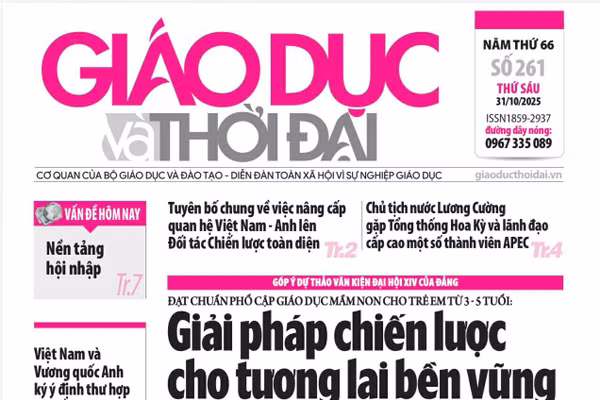 Tin tức báo in 31/10: Tháo gỡ 'điểm nghẽn' về đội ngũ