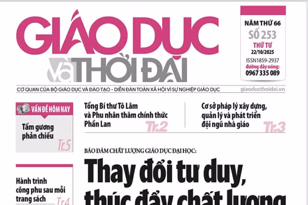 Tin tức báo in 22/10: Hành trình công phu sau mỗi trang sách