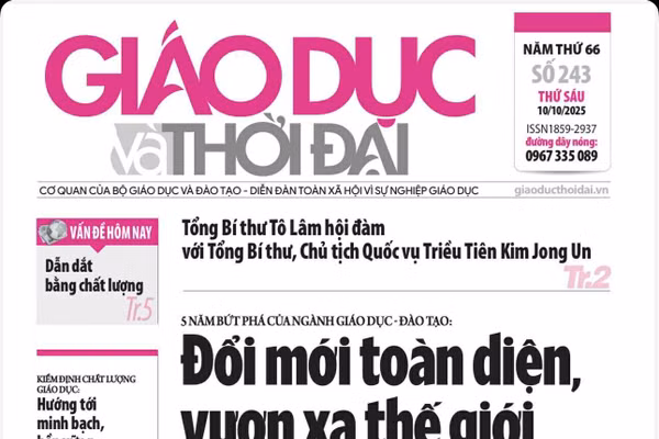Tin tức báo in 10/10: Đoàn kết vượt lũ, sớm ổn định việc học