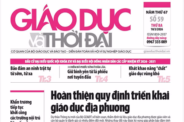 Tin tức báo in 10/3: Số hóa tuyển sinh để chấm dứt cảnh xếp hàng thâu đêm