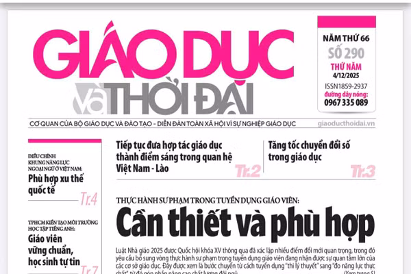 Tin tức báo in 4/12: Ngôi trường từ mồ hôi, nước mắt người thầy