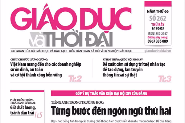 Tin tức báo in 1/11: Bảo đảm tự chủ toàn diện cho giáo dục nghề nghiệp