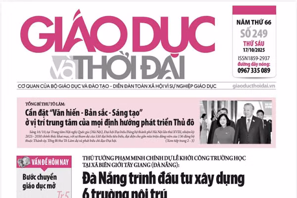 Tin tức báo in 17/10: 6 trường nội trú ở Đà Nẵng được đầu tư 1.500 tỷ đồng