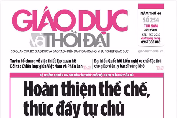 Tin tức báo in 23/10: Nền tảng nào cho một bộ sách giáo khoa thống nhất?