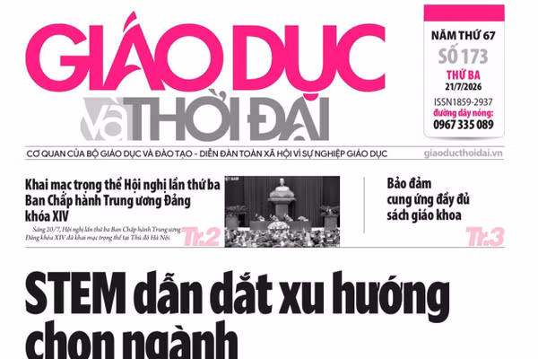 Tin tức báo in 21/7: STEM dẫn dắt xu hướng chọn ngành