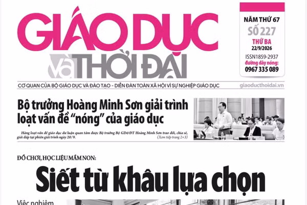 Tin tức báo in 22/9: Siết từ khâu lựa chọn đồ chơi, học liệu mầm non