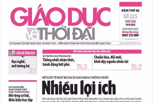 Tin tức báo in 19/9: Một bộ sách, nhiều lợi ích