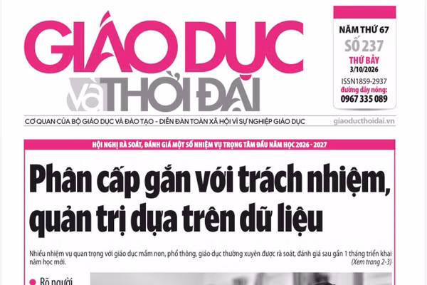 Tin tức báo in 3/10: Phân cấp gắn với trách nhiệm, quản trị dựa trên dữ liệu