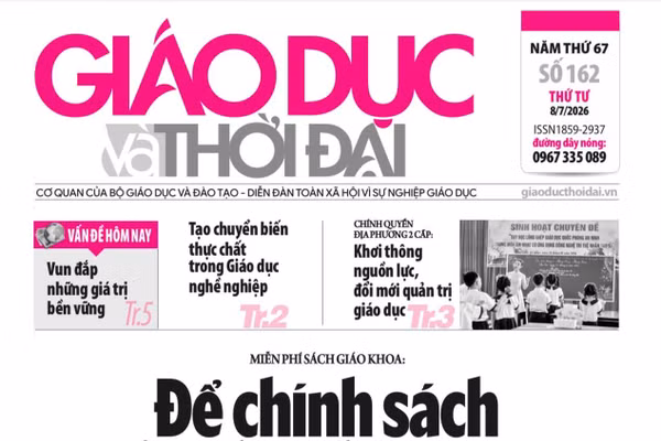 Tin tức báo in 8/7: Điểm tựa giải bài toán thiếu giáo viên vùng khó