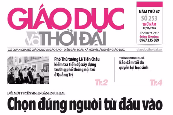 Tin tức báo in 22/10: Bảo đảm tối đa quyền lợi học sinh