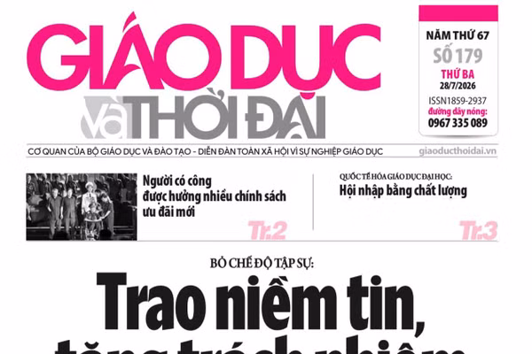 Tin tức báo in 28/7: Bỏ chế độ tập sự để trao niềm tin, tăng trách nhiệm