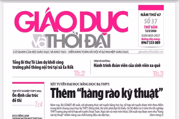 Tin tức báo in 12/2: Ổn định cấu trúc đề thi tốt nghiệp THPT 