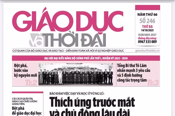 Tin tức báo in 14/10: Đột phá để giáo dục đại học bứt phá