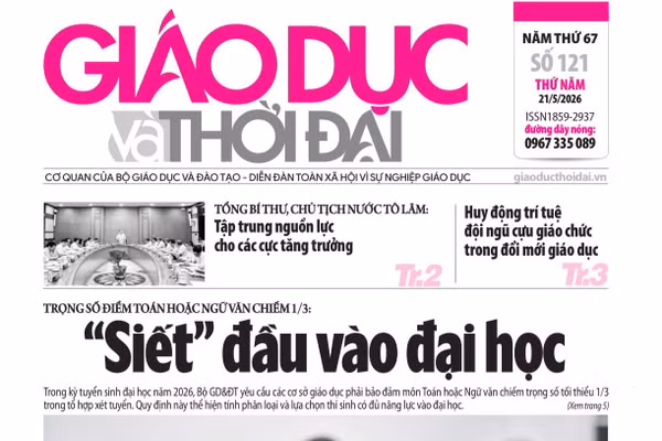 Tin tức báo in 21/5: 'Lựa chọn vàng' của thí sinh