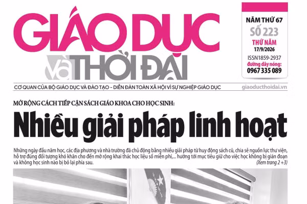 Tin tức báo in 17/9: Nhiều giải pháp linh hoạt trong tiếp cận sách giáo khoa