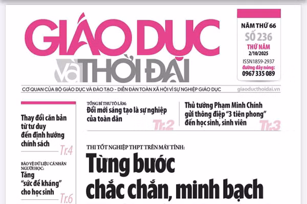 Tin tức báo in 2/10: Tăng 'sức đề kháng' cho học sinh