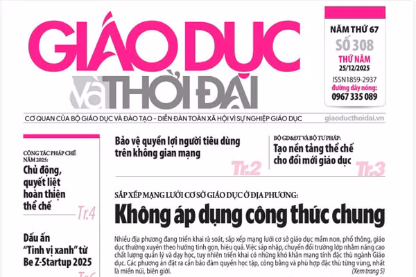 Tin tức báo in 25/12: Không áp dụng công thức chung trong sắp xếp cơ sở giáo dục