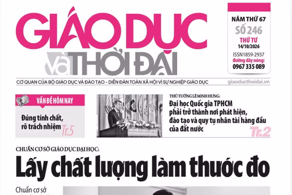 Tin tức báo in 14/10: Bỏ chế độ tập sự với giáo viên mới vào nghề