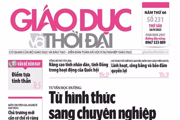 Tin tức báo in 26/9: Kéo học sinh ra khỏi thế giới ảo