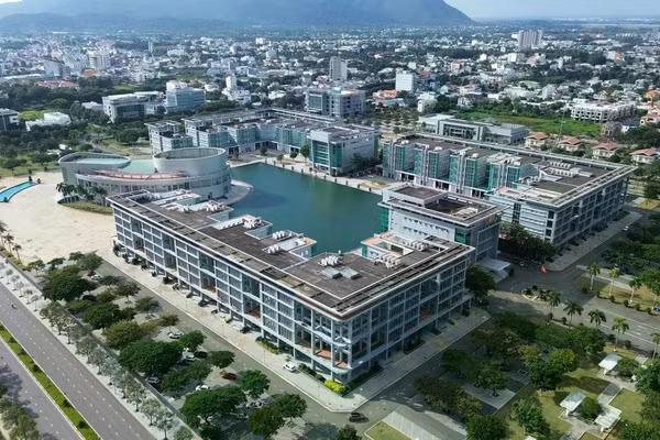 Trung tâm Hành chính - Chính trị tỉnh Bà Rịa - Vũng Tàu. Ảnh: VTV.