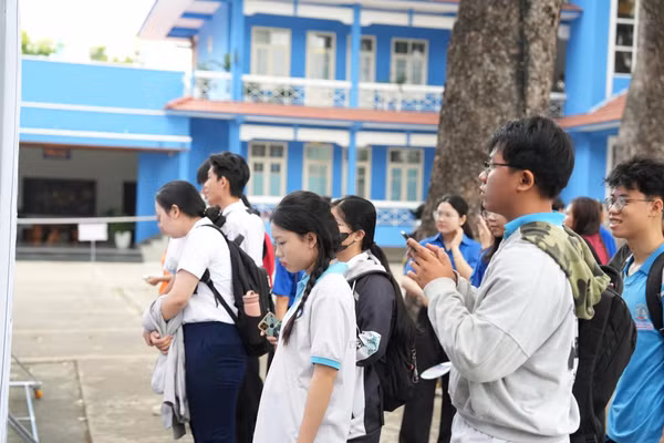 Thí sinh dự thi đánh giá năng lực đợt 2 tại Trường Đại học Thủ Dầu Một (TPHCM).