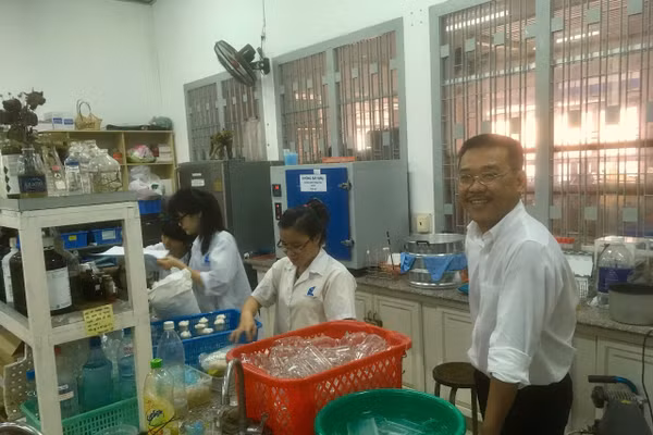 PGS.TS Nguyễn Duy Liêm sẽ công tác tại Trung tâm Đổi mới Sáng tạo Đại học Quốc gia TPHCM. Ảnh: ĐHQG-HCM.