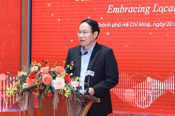 Phó Thủ tướng Chính phủ Lê Tiến Châu phát biểu tại Hội nghị Kết nối đối tác khu vực công UEH năm 2026.