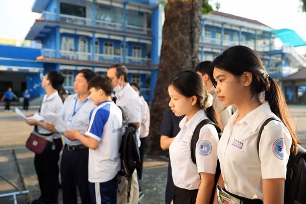 Kỳ thi đánh giá năng lực đã diễn ra tại Trường Đại học Thủ Dầu Một với sự tham gia của hơn 2.200 thí sinh. Ảnh: TDMU.