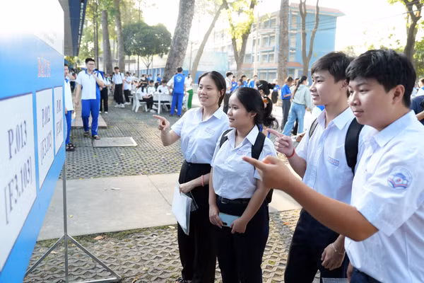 Thí sinh dự thi đánh giá năng lực V-ACT đợt 1 năm 2026. Ảnh: TDMU.