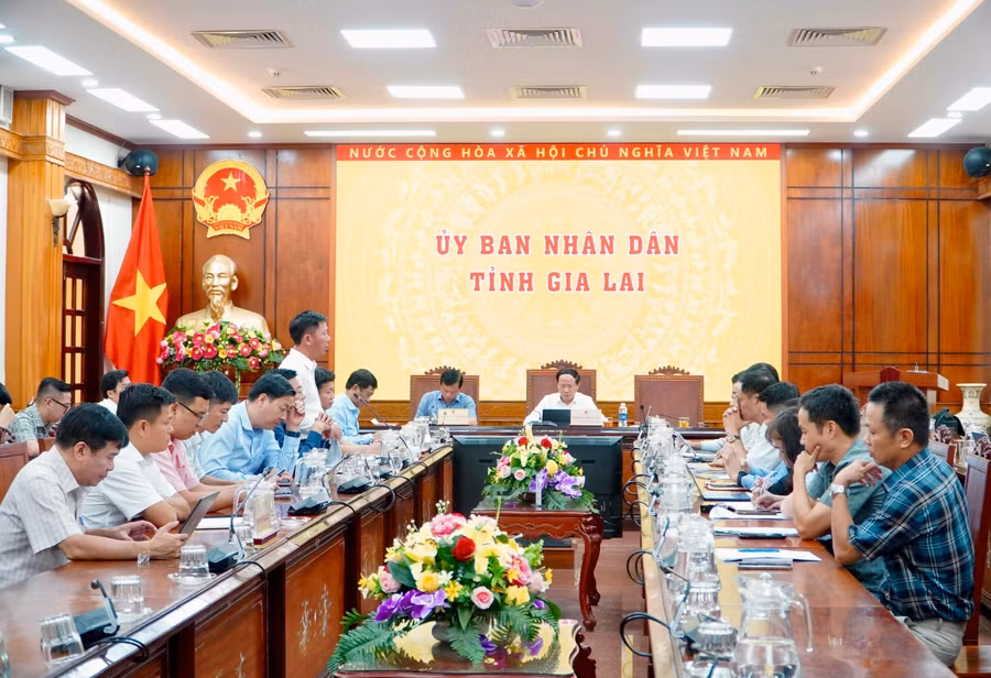 UBND tỉnh Gia Lai làm việc về tình hình triển khai và tháo gỡ khó khăn, vướng mắc đối với các dự án có quy mô lớn.