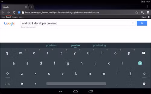 Bàn phím ảo miễn phí theo phong cách Android L ảnh 2 - 1