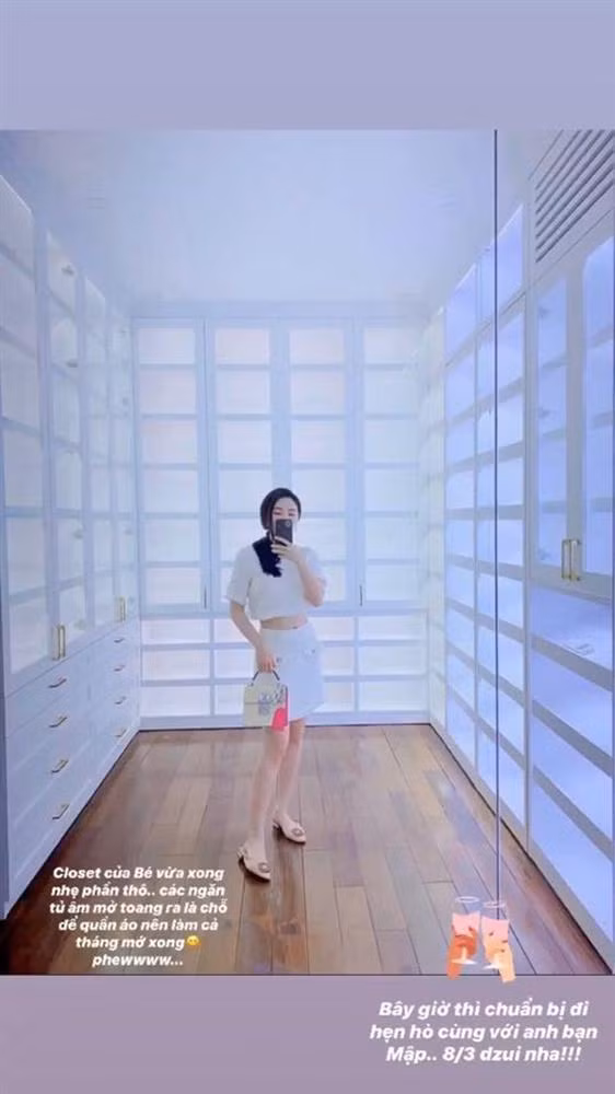 Căn phòng hàng hiệu như một gian hàng trong trung tâm thương mại