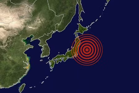 Nhật Bản: Động đất mạnh gây sóng thần gần Fukushima
