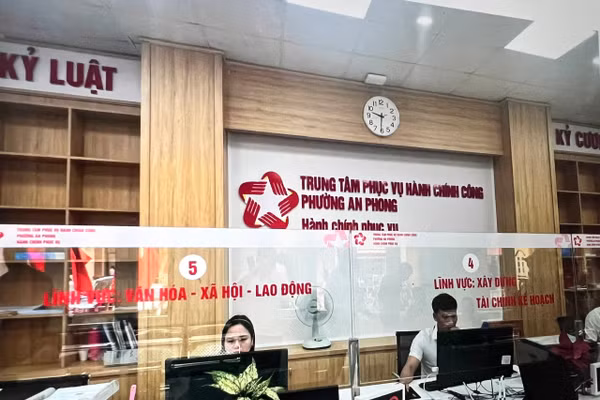 Phường An Phong, TP Hải Phòng là tiên phong trong cải cách hành chính.