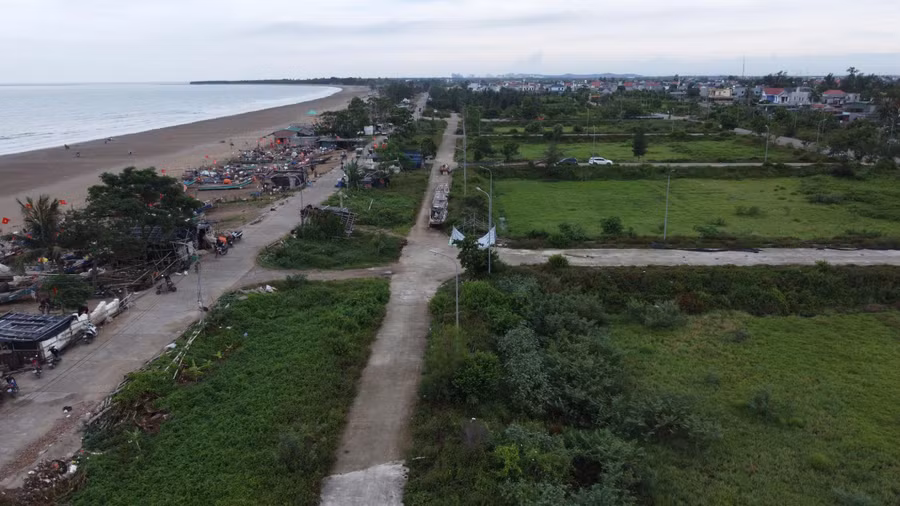Khu đất dự án đã giao cho doanh nghiệp từ năm 2017, đến nay vẫn chưa thành hình khu du lịch. 