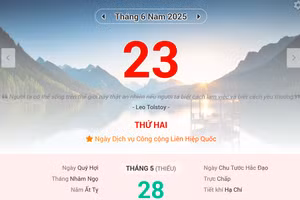 Lịch âm 23/6 - Xem lịch âm ngày 23/6
