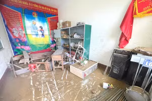 Thầy trò trắng tay trở lại trường sau mưa lũ