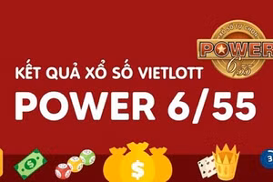 Kết quả xổ số Vietlott 10/5 - Xổ số Vietlott 6/55 thứ Bảy