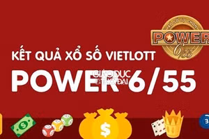 Kết quả xổ số Vietlott 13/8 - Xổ số Vietlott Power 6/55 thứ Năm