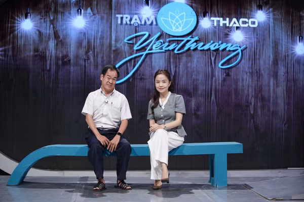Anh Lê Viết Thuận tham dự chương trình "Trạm yêu thương". (Ảnh: BTC)