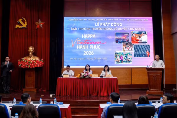 Phát động Giải thưởng truyền thông về quyền con người tại Việt Nam lần thứ tư “Việt Nam hạnh phúc - Happy Vietnam 2026” (Ảnh: Tùng Anh).