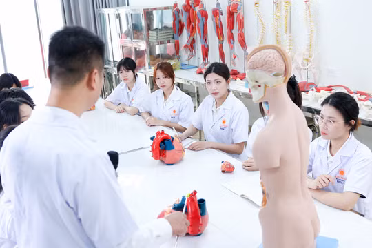 Giờ học tại Trường Đại học Đại Nam.