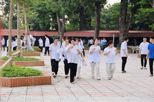 Thí sinh thi tốt nghiệp THPT 2026. Ảnh: Nguyễn Mạnh.