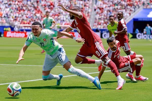 Kết quả World Cup 2026: Qatar khiến Thụy Sĩ ôm hận phút bù giờ