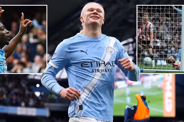 Man City thắng đậm Brentford, Arsenal lại ‘đứng ngồi không yên’