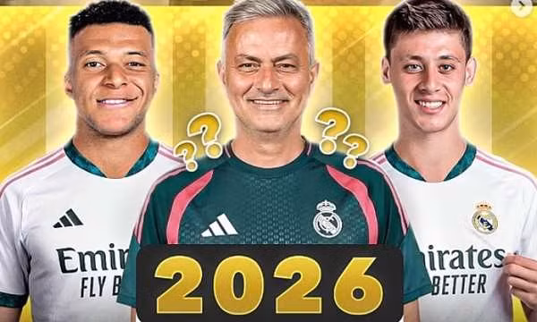 HLV Mourinho có thể tái ngộ Real Madrid, động thái của Mbappe gây chú ý