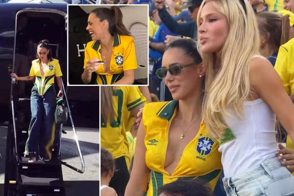 Bạn gái Neymar hút mọi ánh nhìn trên khán đài World Cup 2026 