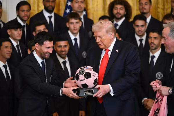 Khoảnh khắc đặc biệt của Messi tại Nhà Trắng 